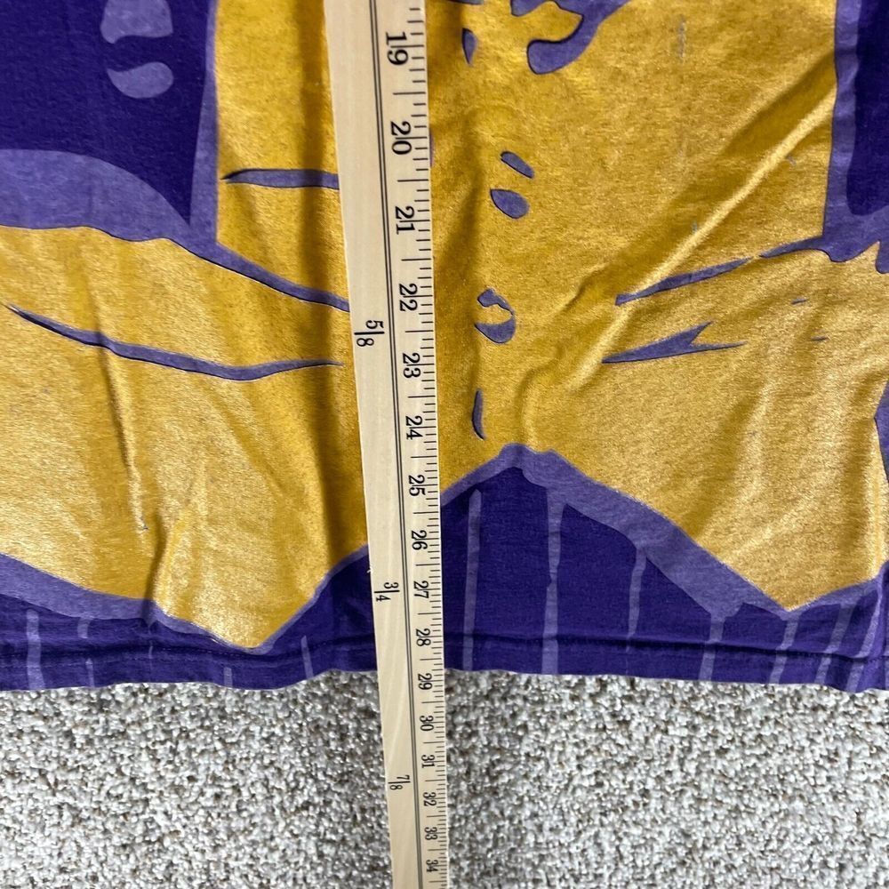 The Joker Shirt Mens 2XL XXL Purple Suite DC Comics Cotton Casual Antihero Logo - Picture 4 of 7